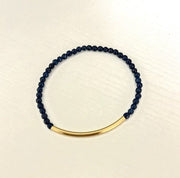 Liberty Bracelet New Collection (Not Visible) Purpose Jewelry Navy Blue & Brass 