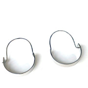 Magnolia Hoops Earring Purpose Jewelry Silver Tone 
