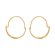 Handcrafted Brass Hoop Earrings featured in Oprah Magazine Gift Guide
