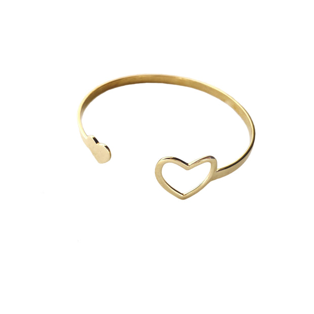Miracle Heart Cuff Bracelet Purpose Jewelry Brass 