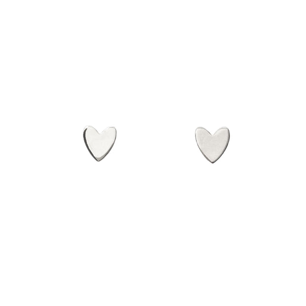 Miracle Heart Studs Earring Purpose Jewelry Silver Tone 