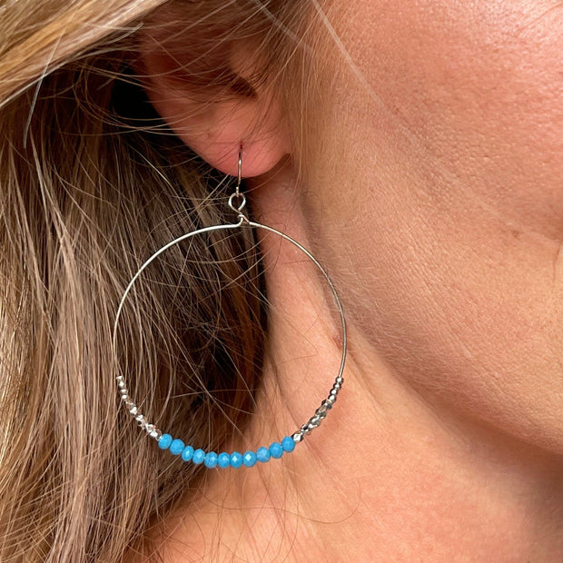 Shimmer Azure Earring Purpose Jewelry 