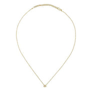 Handcrafted Short 14K Gold Charm Necklace