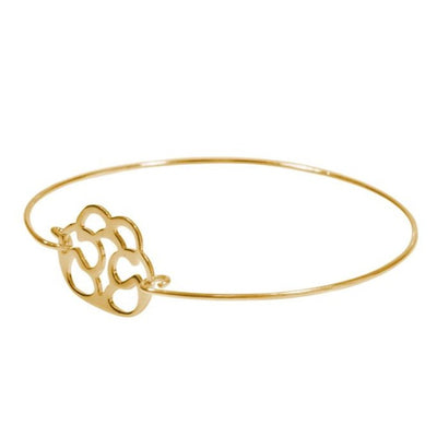 Handcrafted 14K Gold Bangle