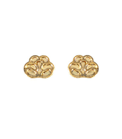 Handcrafted 14K Gold Studs