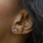 Handcrafted Silver Knot Studs