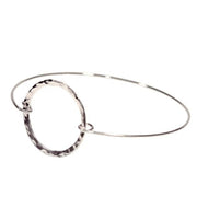 Handcrafted Silver Circle Bracelet