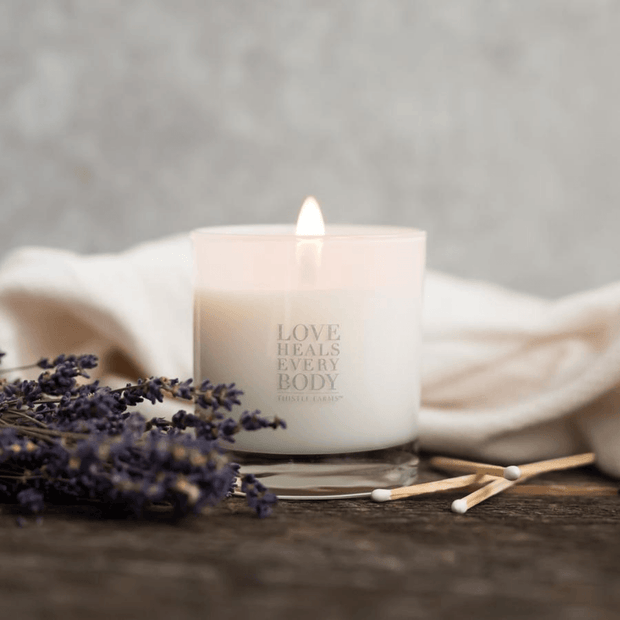 Love Heals Candle - Bulgarian Lavender Gift Items Purpose Jewelry Lavender 